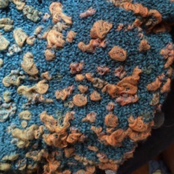 Unique Peacock Teal Infinity Scarf *NEW* - Picture 12 of 14